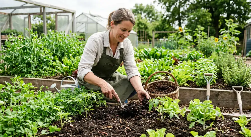 Natuurlijke plantenvoeding en bodemverbetering