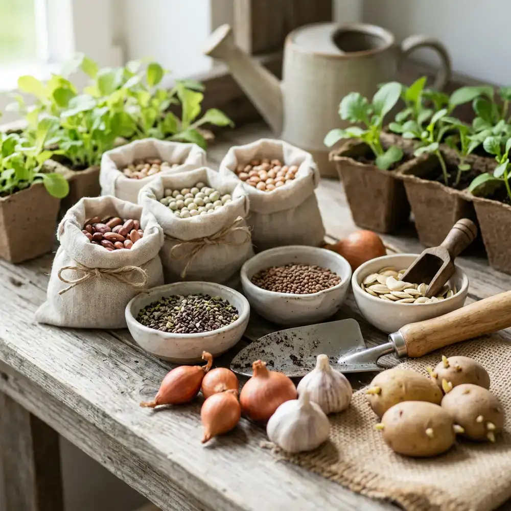 Biologische zaden en bollen voor de moestuin